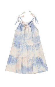 Galaxy Tie Dye Tiered Sundress