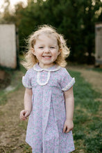 Load image into Gallery viewer, Cecelia Dress - Britton Floral With Khaki Dot Ruffle
