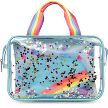 Load image into Gallery viewer, Playful Hearts Cosmetic Bag Trio
