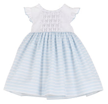 Load image into Gallery viewer, Honeycomb Smock Dress - Blue
