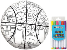 Load image into Gallery viewer, Basketball Color Me Pillow
