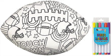 Load image into Gallery viewer, Football Color Me Pillow
