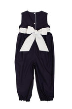 Load image into Gallery viewer, Sleeveless Rebecca Romper Nantucket Navy
