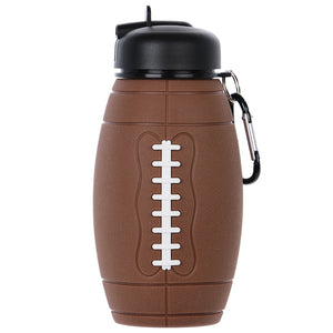 Football Collapsible Water Bottle