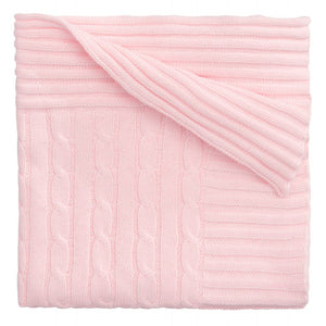 Pink Cable Blanket