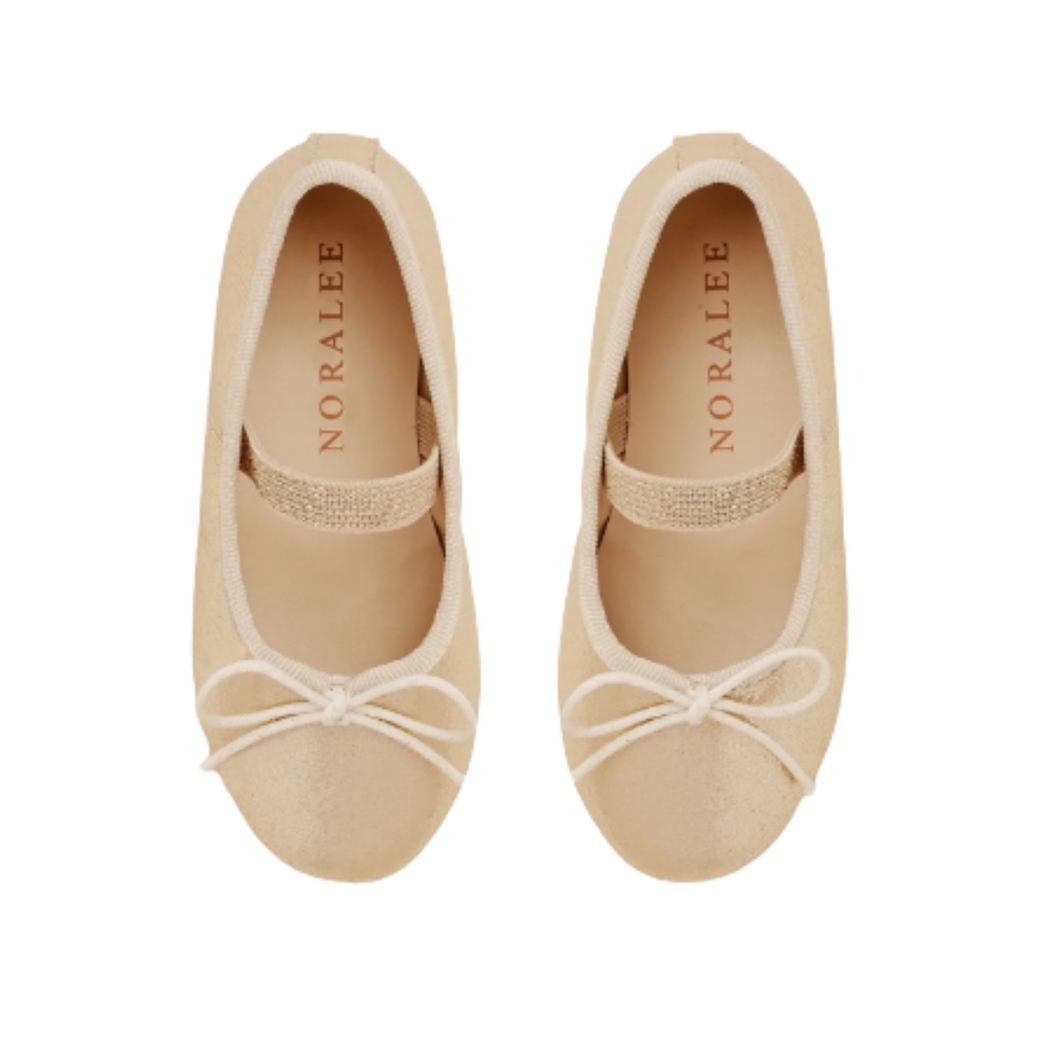 Clara Ballet Flats - Gold Metallic