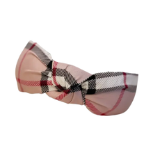 Load image into Gallery viewer, Top Knot Plaid Headband
