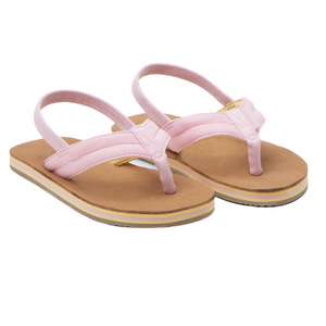 Pink & Tan Scout Flip Flops with Strap