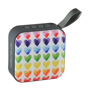 Bluetooth Speaker - Rainbow Hearts