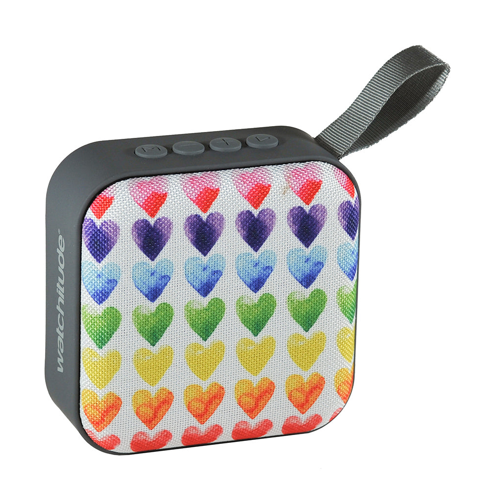 Bluetooth Speaker - Rainbow Hearts