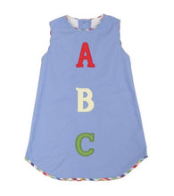 Load image into Gallery viewer, Annie Apron Dress - ABC Applique
