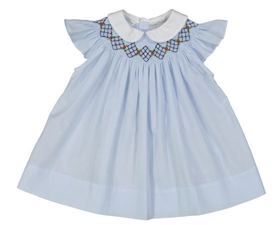 Argyle Smocked Fly Sleeve Dress – Belles & Beaux®