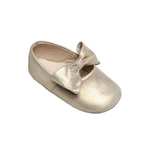 Gold Baby Ballerina with Bow