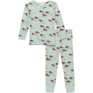 Bison Lounge Wear Set - Blue