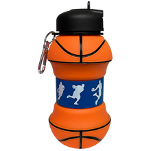 Load image into Gallery viewer, Basketball Collapsible Water Bottle
