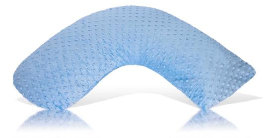 Blue Minky Dot Nursing Pillow