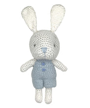 Load image into Gallery viewer, Bunny Bamboo Crochet Rattle 5"
