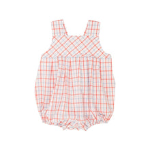 Load image into Gallery viewer, Branham Bubble - Coral Chandler Check
