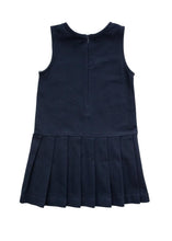 Load image into Gallery viewer, Pique Knit Dress With Pleats And Tulip
