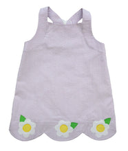 Load image into Gallery viewer, Seersucker Dress With Flowers
