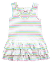 Load image into Gallery viewer, Stripe Knit Dress With Flowers
