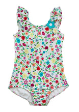 Load image into Gallery viewer, Floral Swimsuit With Ruffles
