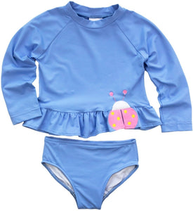 Rashguard Tankini With Ladybug