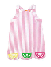 Load image into Gallery viewer, Fruit Salad Seersucker Dress
