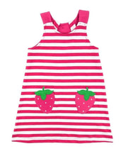 Load image into Gallery viewer, Fruit Salad Strawberry Stripe Knit Dress

