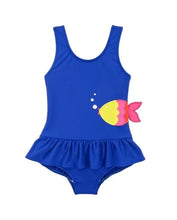 Load image into Gallery viewer, Ocean Fun Skirted Fish Swimsuit
