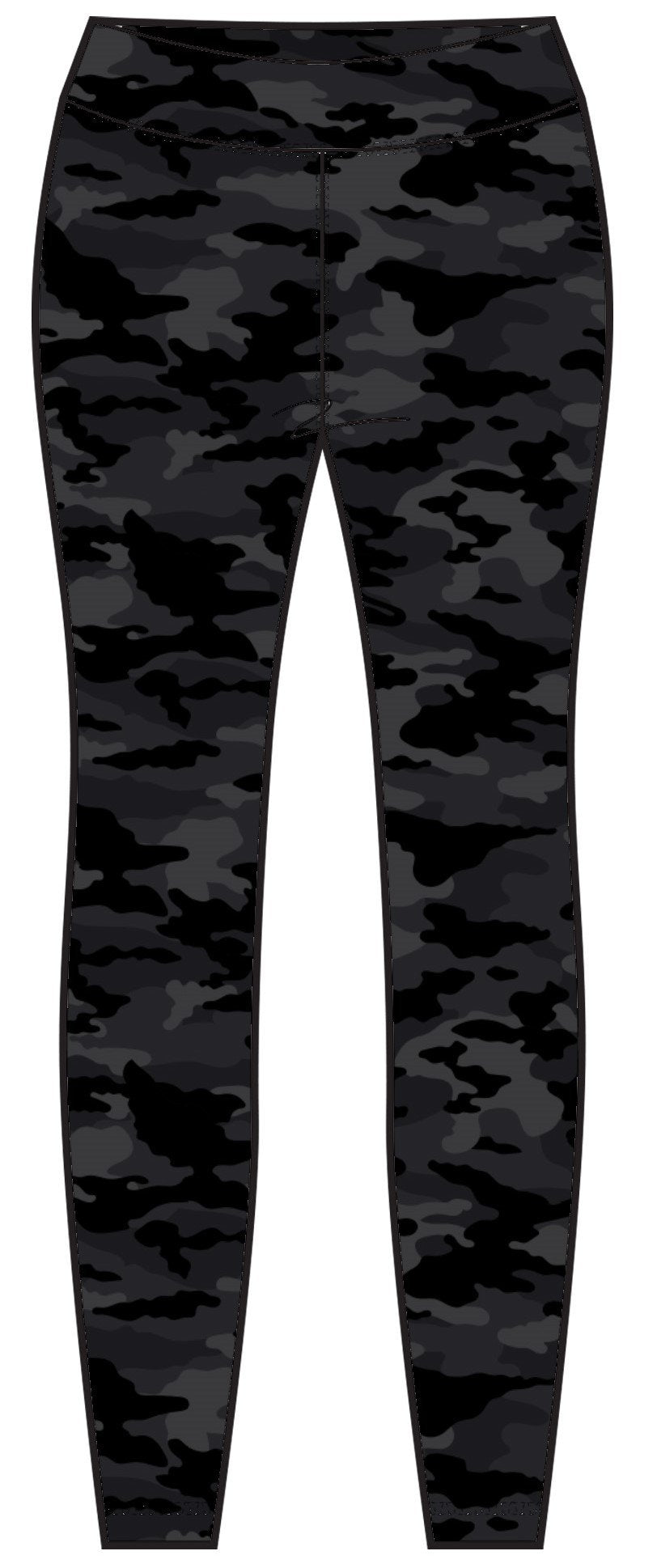 Black Camo Leggings for Women Womens Black Leggings With Camouflage Print  Non See Through Squat Approved Perfect for Yoga, Gym, Running - Etsy