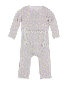 Thistle Chamomile Muffin Ruffle Coverall With Zipper