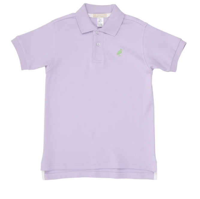 Prim & Proper Polo - Lauderdale Lavender With Grenada Green Stork