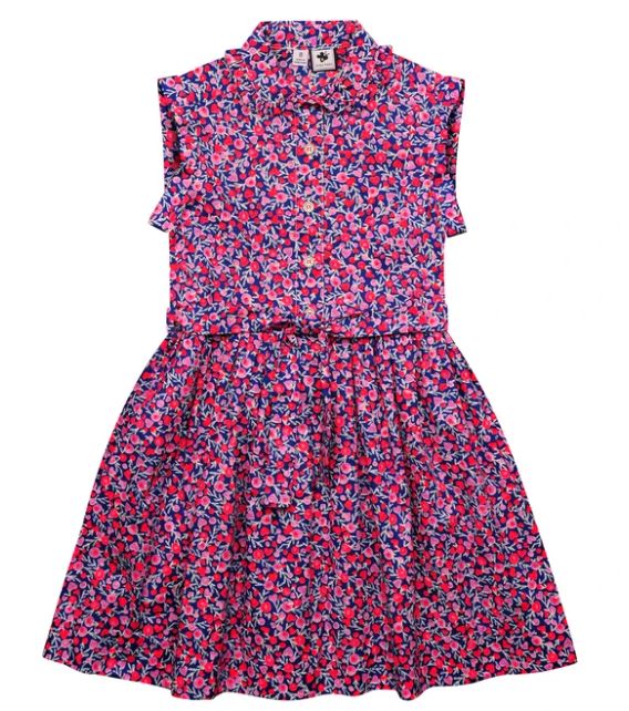 Alice Florals And Hearts Shirtdress