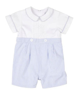 Seersucker One Piece Shortall