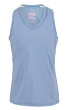 Load image into Gallery viewer, V-Neck Cutout Tank - Cloud
