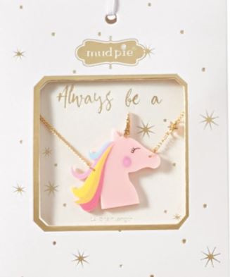 Pink Unicorn Necklace