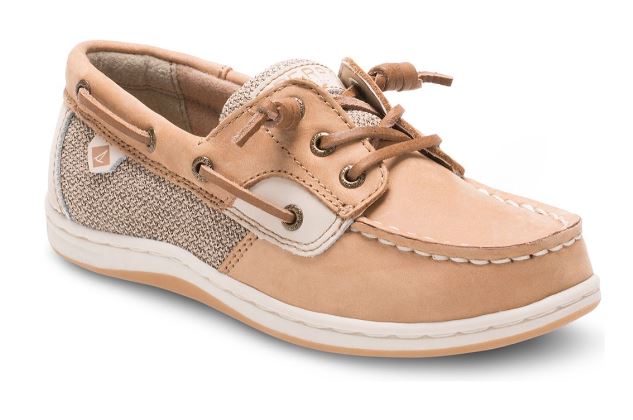 Linen Songfish Sperry (Big Kid)