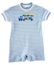 Load image into Gallery viewer, Stripe Knit Shortall With Car Carrier
