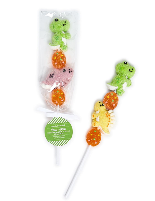 Dinosaur Marshmallow Lollipop - Assorted