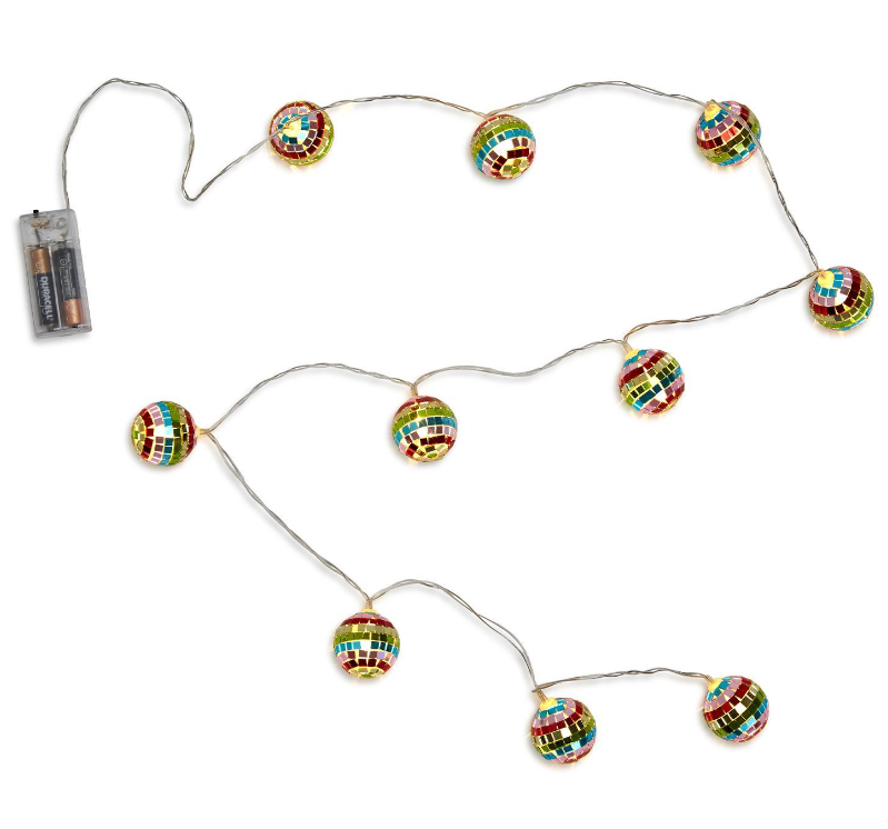 Rainbow Disco Ball LED String Lights