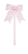 Load image into Gallery viewer, Bibie Bow Holder - Pink Savannah Seersucker
