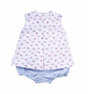 Sailboat Lottie Bloomer Set