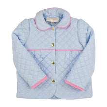 Load image into Gallery viewer, Carlyle Quilted Coat - Buckhead Blue
