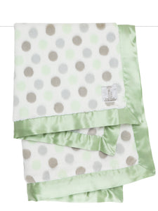 Luxe Dot Blanket - Celadon
