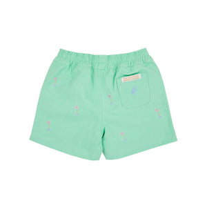 Critter Sheffield Shorts - Grace Bay Green With Golf Hole