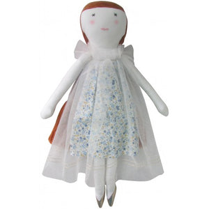 Ginger Doll With Blue Dress