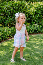Load image into Gallery viewer, Spring Party Plaid Ruthie Romper
