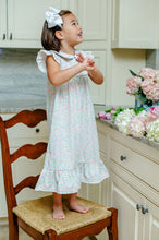 Load image into Gallery viewer, Angel Sleeve Goldie Locks Gown - Mountain Brook Mini Floral
