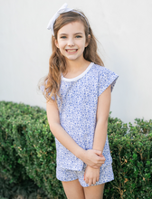 Load image into Gallery viewer, Blue Blooms Emery Short Set
